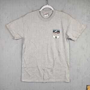 Vintage Washington DC BMW Riders Shirt Mens Medium Gray Biker Motorcycle Graphic